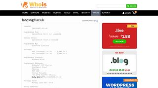 Whois lancsngfl.ac.uk