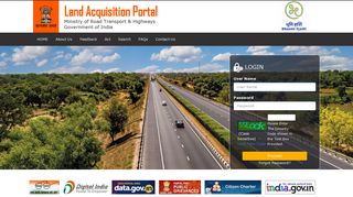 Land Acquisition Portal Ministry of Road Transport & Highways ...