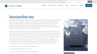 Silvercloud Real-time - Land Air Sea