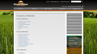 Company Websites | Great Plains International