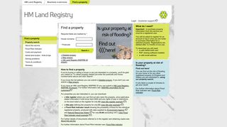 Property Search - Land Registry - Land Registry portal - HM Land ...