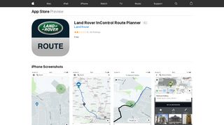 Land Rover InControl Route Planner on the App Store - iTunes - Apple