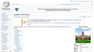 Lander University - Wikipedia