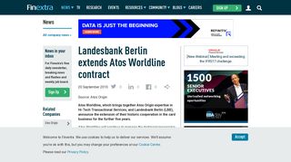 Landesbank Berlin extends Atos Worldline contract - Finextra Research