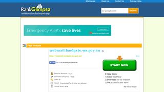 Webmail.landgate.wa.gov.au | RankGlimpse