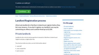 Landlord Registration process | nidirect