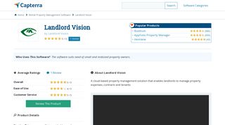 Landlord Vision Reviews and Pricing - 2019 - Capterra
