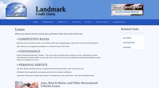 Loans - Landmark Credit Union
