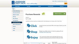Purchase Rewards - Landmark Credit Union