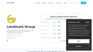 Landmark Group - Email Address Format & Contact Phone Number
