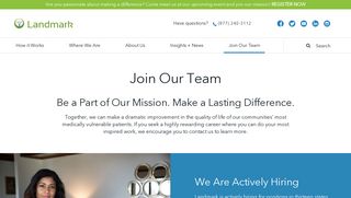 Join Our Team | Landmark Health