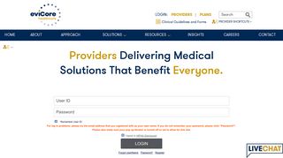 Providers Portal Login | eviCore