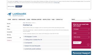 Contact us – Landmark Mortgages