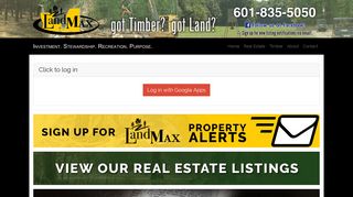 Admin Login - LandMAX Properties