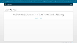 PowerSchool Learning : ePortfolio: Landry Academy