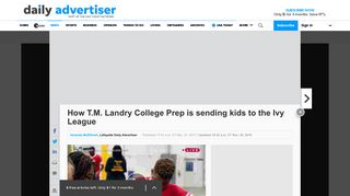 T.M. Landry: A look at the Breaux Bridge school sending kids to the Ivy ...