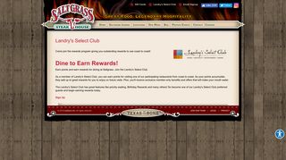 Landry's Select Club Rewards Program - Saltgrass Steak House ...