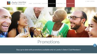 Promotions - Landry's Select Club