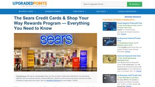 Sears Credit Cards & Shop Your Way Rewards - Are They Worth It?