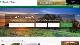 Texas Land, Farms & Ranches for Sale - LandsofTexas.com