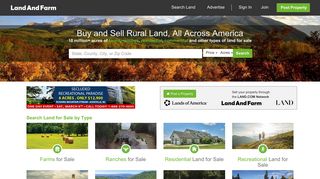 Land and Farm: Farms for Sale, Ranches, Hunting Land for Sale
