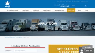Landstar Online Application: Become a Landstar Owner Operator