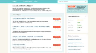 Landstaronline load board - Sur.ly