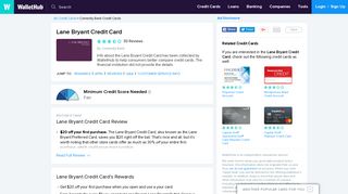 Lane Bryant Credit Card Reviews - WalletHub