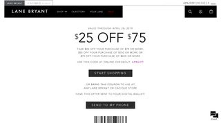 In-Store Coupons and Online Promo Codes | Lane Bryant | Lane ...