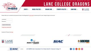 Lane College Dragons All-Access Login