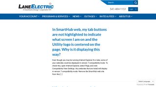 SmartHub – Lane Electric Cooperative