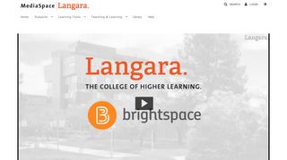 Brightspace by D2L: Email 1 - Finding, Reading, Replying - Langara ...