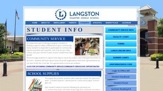 Langston Student Info Page - Langston Charter Middle School