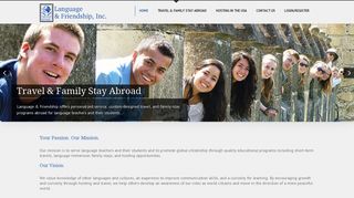 Language & Friendship, Inc. - Family Stay Programs - Hosting In The ...