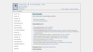 Downloads - Language & Friendship