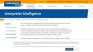 LanguageLine UK | Interpreter Intelligence - LanguageLine Solutions