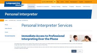 Personal Interpreter Services | LanguageLine Solutions