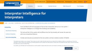 Interpreter Intelligence for Interpreters - LanguageLine Solutions