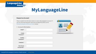 MyLanguageLine - LanguageLine Solutions