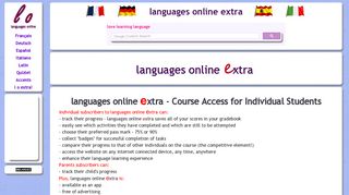 languages online extra