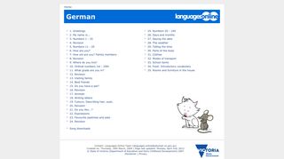 Languages Online - German topics