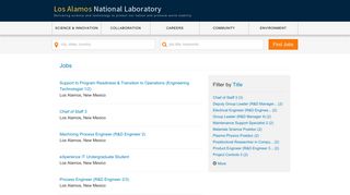 Los Alamos National Laboratory Jobs
