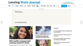 Lansing State Journal News Section
