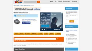 UDS2100 Default Password - Lantronix - HelpOwl.com