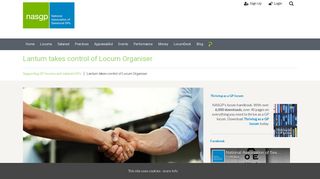 Lantum takes control of Locum Organiser | NASGP