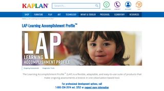 LAP-Learning Accomplishment Profile | Kaplan Early Learning