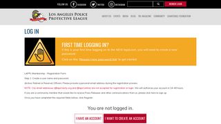 Log in | LAPPL - Los Angeles Police Protective League