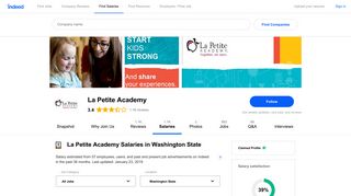 How much does La Petite Academy pay in Washington State? | Indeed ...