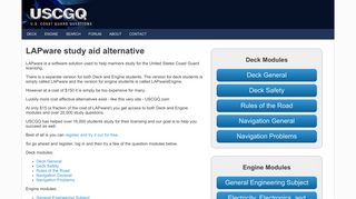 LAPware - USCG License Study Aid Alternative - USCGQ.com