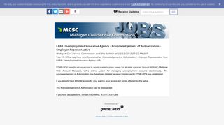 LARA Unemployment Insurance Agency - Acknowledgement of ...